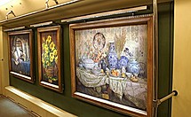 В Киевском метро запустили художественный поезд