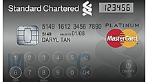 MasterCard представила карту с встроенной сенсорной клавиатурой