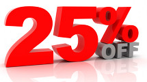 WOK cafe действует дневная скидка 25% 