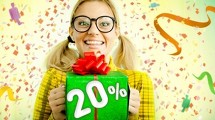  мы Вам подарим СКИДКУ -20% !!